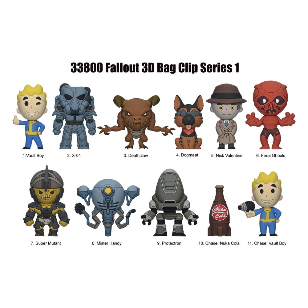 Fallout 3D Foam Bag Clips Series 1 Display (24)
