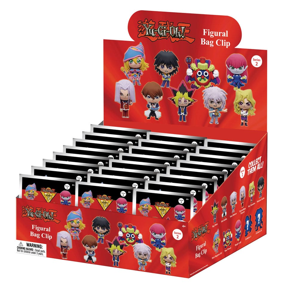 Yu-Gi-Oh PVC Bag Clips Series 2 Display (24)