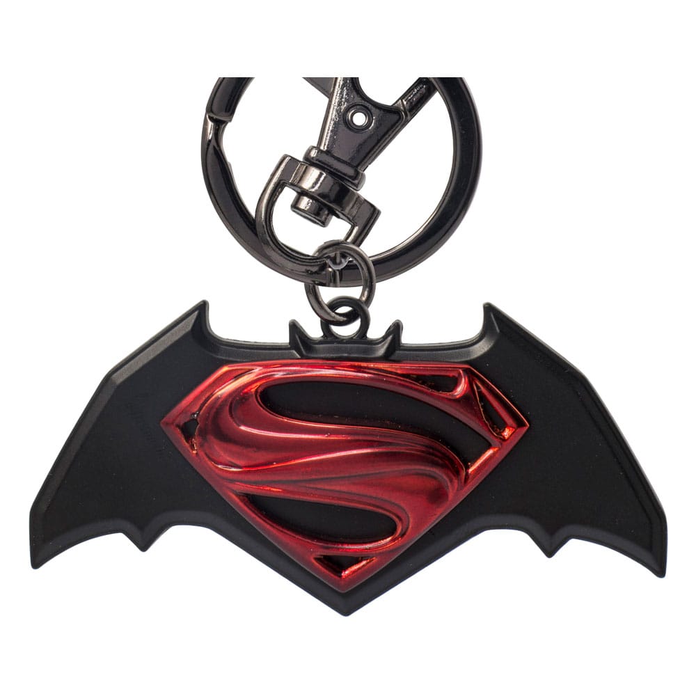 DC Comics Pewter-Keychain Batman vs. Superman Logo