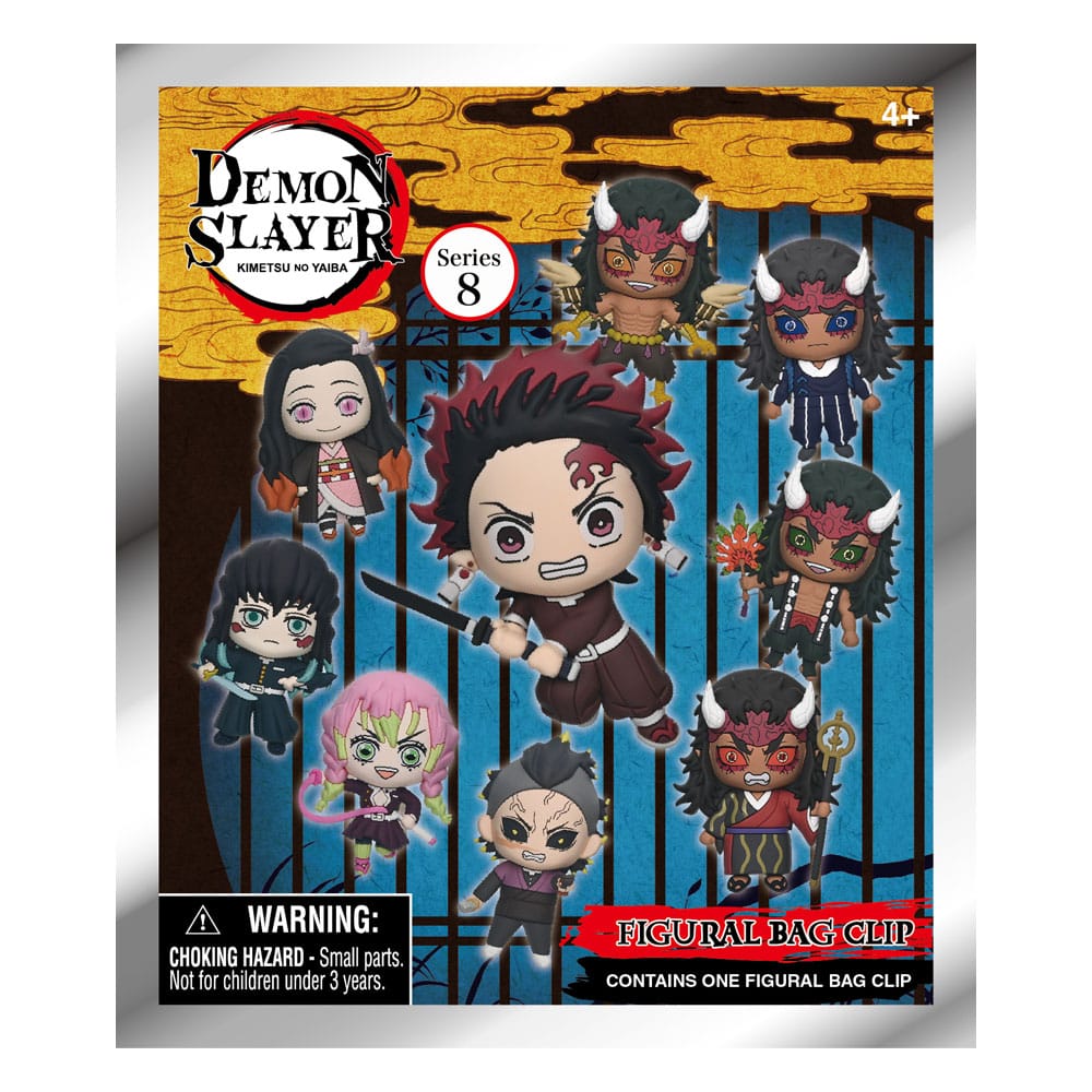 Demon Slayer Season 3 3D Foam Bag Clips Series 8 Display (24)