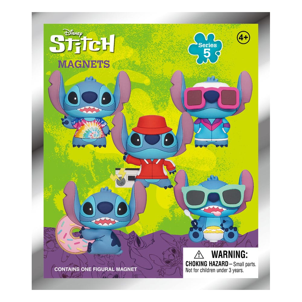 Lilo & Stitch 3D Magnets Stitch Series 5 Blind Pack Display (12)