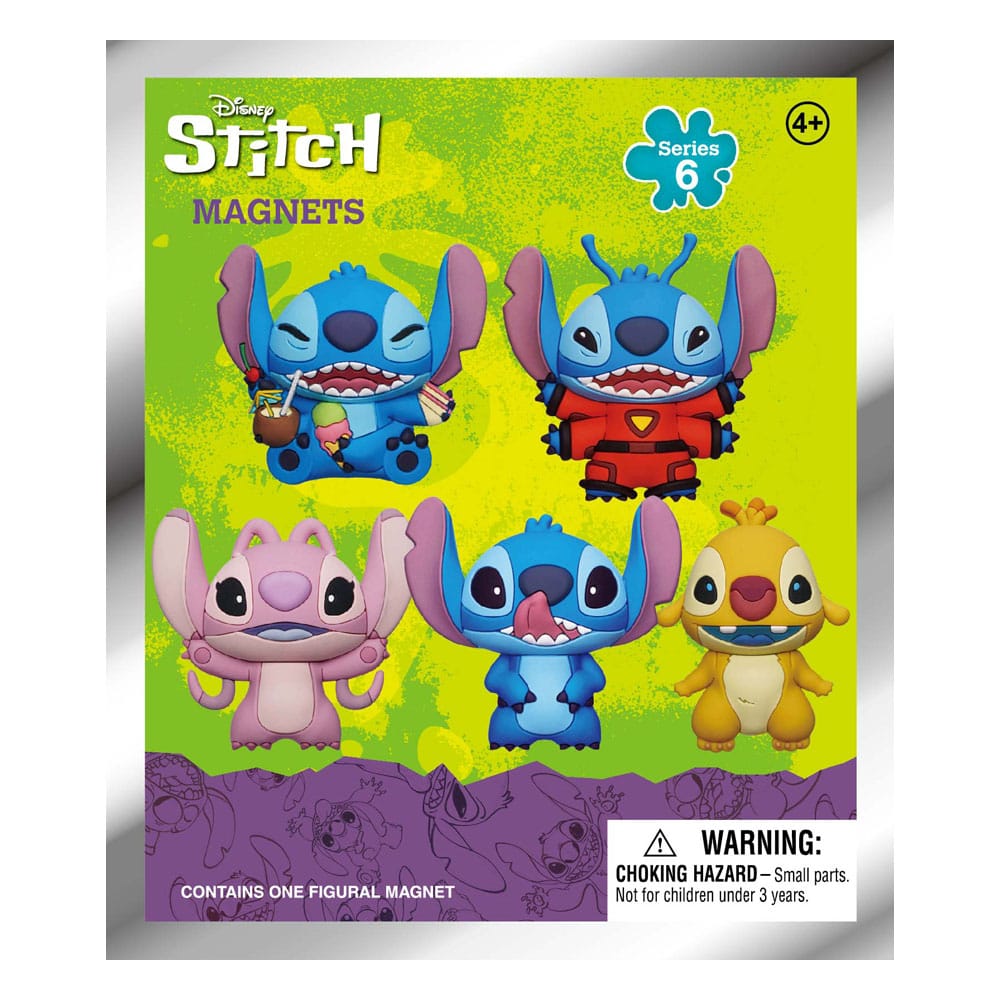 Lilo & Stitch Magnets blind pack Stitch Series 6 Display (12)