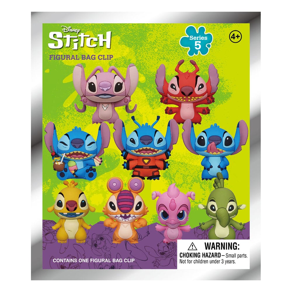 Lilo &amp; Stitch PVC Bag Clips Series 5 Display (24)