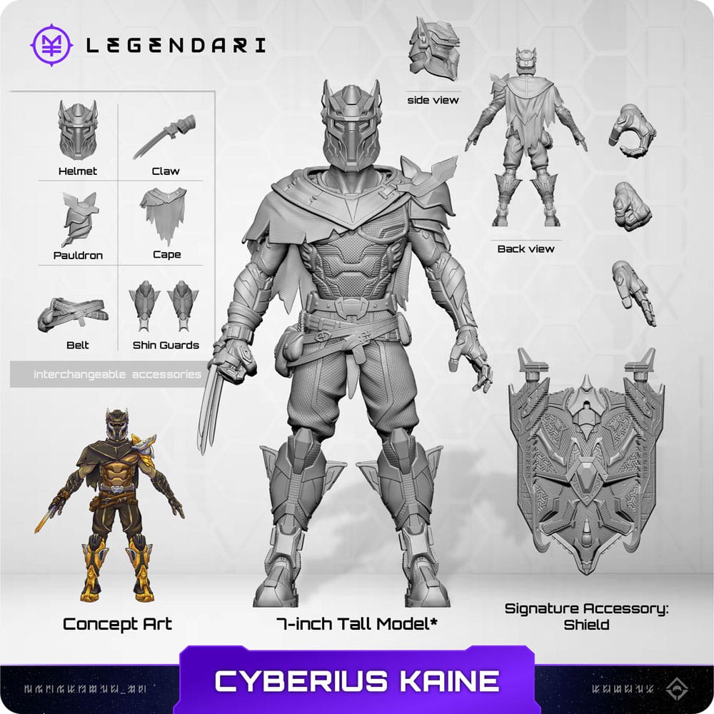 Legendary Action Figure 1/10 Cyberius Kaine 18 cm