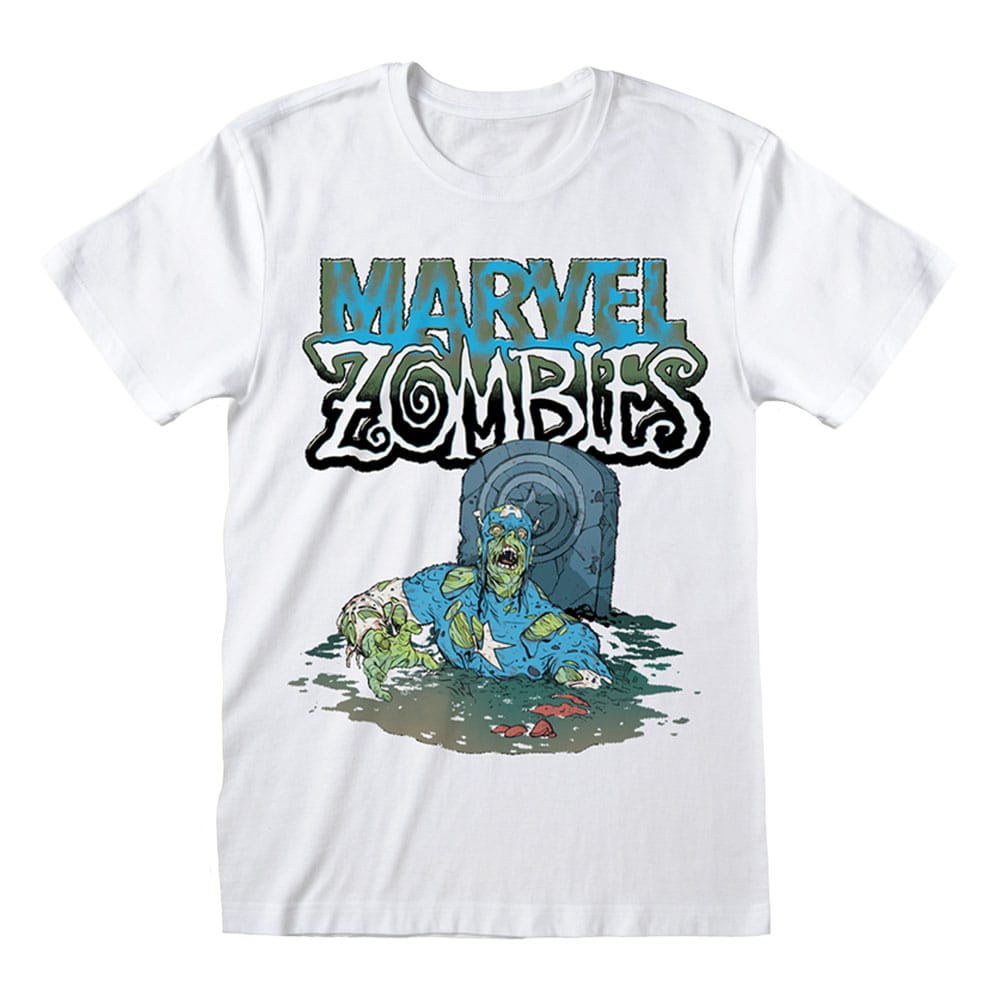 Marvel  T-Shirt Zombie Cap Size L