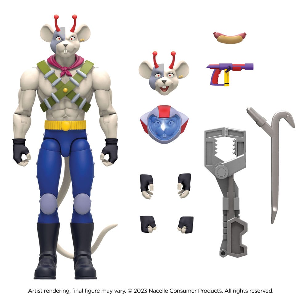 Biker Mice From Mars Action Figures 17 cm Assortment (6)