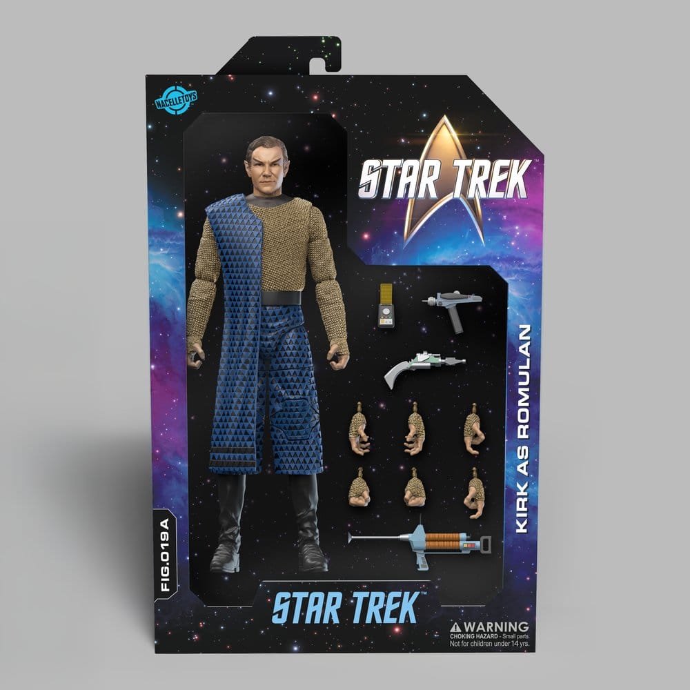 Star Trek 1/10 Action Figure Kirk as Romulan (The Enterprise Incident) 16 cm