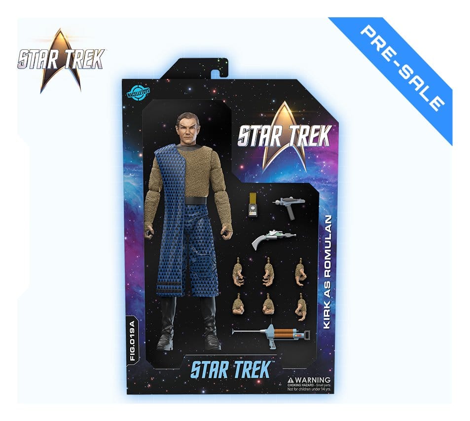 Star Trek 1/10 Action Figure Kirk as Romulan (The Enterprise Incident) 16 cm