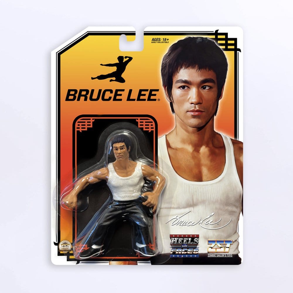 Bruce Lee Zombie Sailor's Toys Action Figure (Dragon) White Tank Top 11 cm