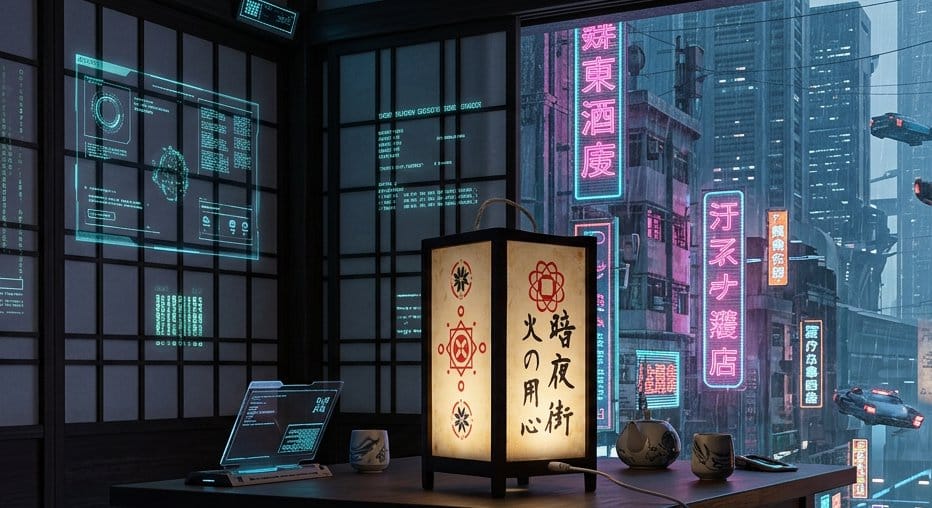 Cyberpunk 2077 Lantern 25 cm