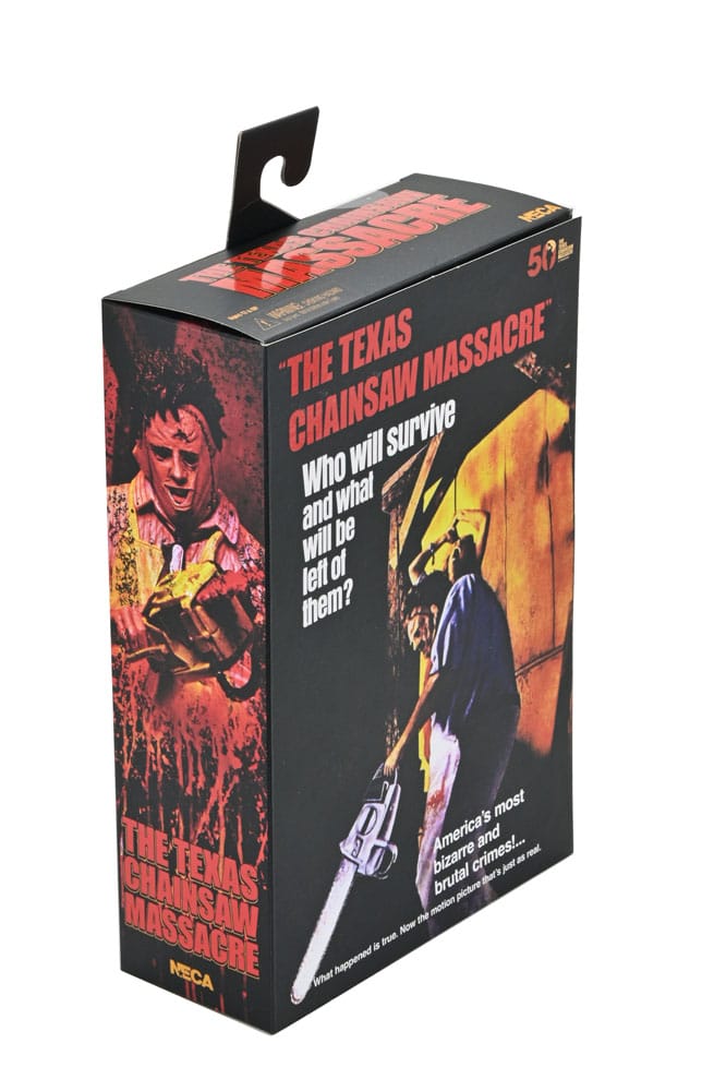 Texas Chainsaw Massacre Clothed Action Figure Leatherface 50th Anniversary 20 cm