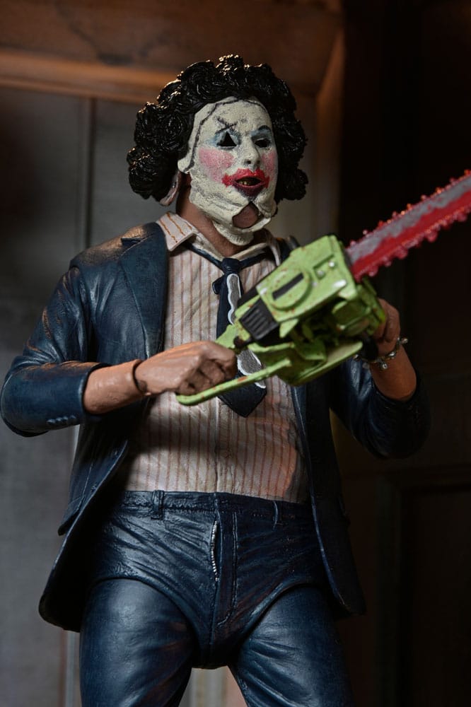 Texas Chainsaw Massacre Clothed Action Figure Ultimate Pretty Woman Leatherface 50th Anniversary 20 cm