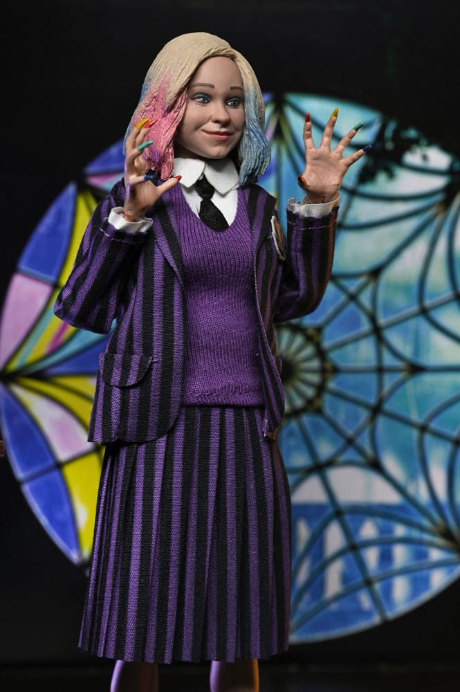 Wednesday Action Figures 2 Pack Wednesday Addams (Nevermore Uniform) and Enid 20 cm