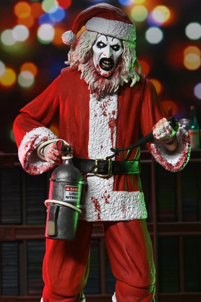 Terrifier 3 Action Figure Ultimate Santa Suit Art the Clown (Bloody Version) 18 cm