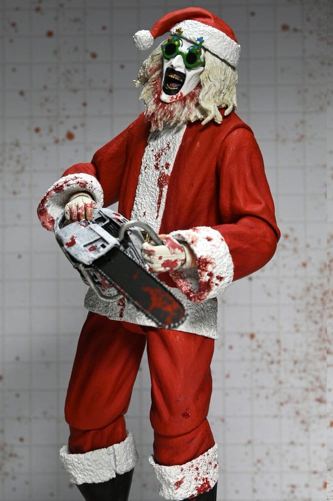 Terrifier 3 Action Figure Ultimate Santa Suit Art the Clown (Bloody Version) 18 cm