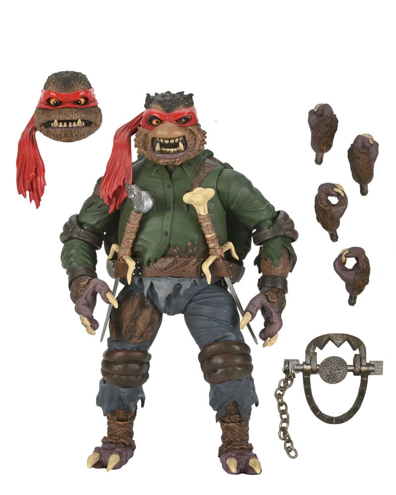 Universal Monsters x Teenage Mutant Ninja Turtles Action Figure Ultimate Raphael as The Wolfman 18 cm