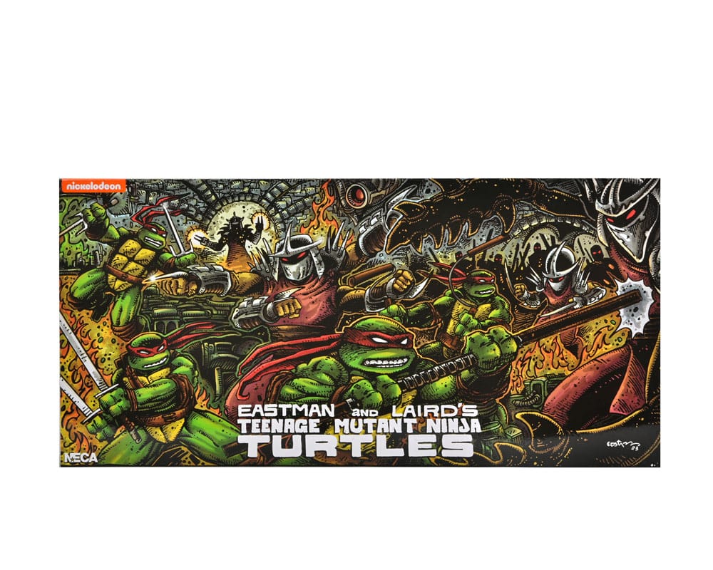 Teenage Mutant Ninja Turtles (Mirage Comics) Action Figures 4-Pack Leonardo, Raphael, Michelangelo, &amp; Donatello 18 cm