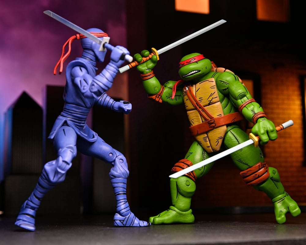 Teenage Mutant Ninja Turtles (Mirage Comics) Action Figures 4-Pack Leonardo, Raphael, Michelangelo, &amp; Donatello 18 cm