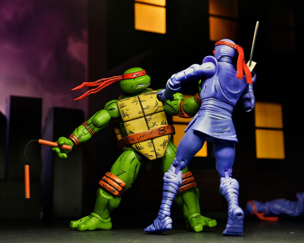 Teenage Mutant Ninja Turtles (Mirage Comics) Action Figures 4-Pack Leonardo, Raphael, Michelangelo, &amp; Donatello 18 cm
