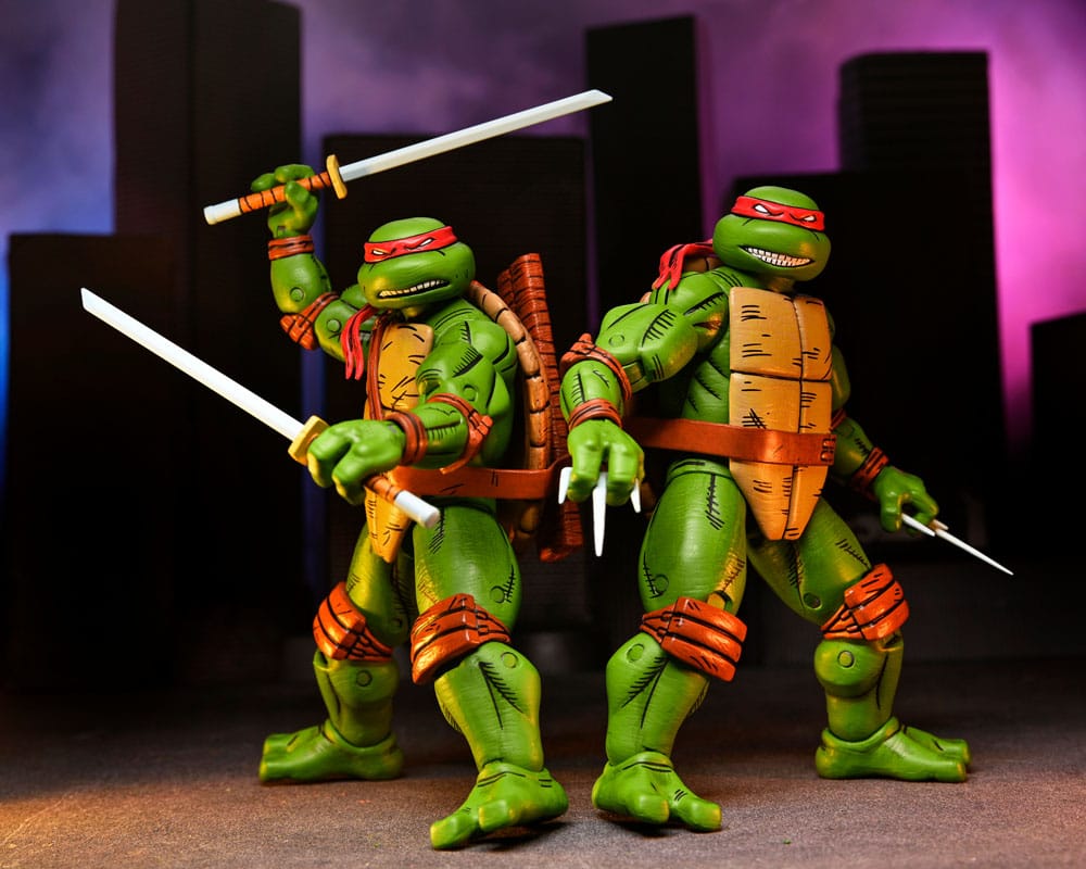 Teenage Mutant Ninja Turtles (Mirage Comics) Action Figures 4-Pack Leonardo, Raphael, Michelangelo, &amp; Donatello 18 cm