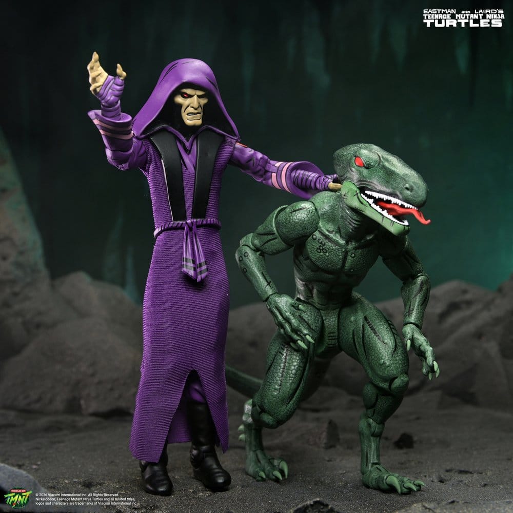 Teenage Mutant Ninja Turtles (Mirage Comics) Action Figure 2-Pack Daimyo Orkai & Raptor 18 cm