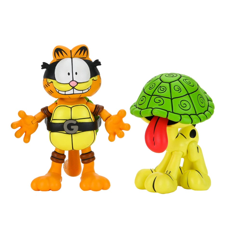 Teenage Mutant Ninja Turtles (Archie Comics) x Garfield Action Figure 2-Pack Ultimate Garfello & Odie 10 cm