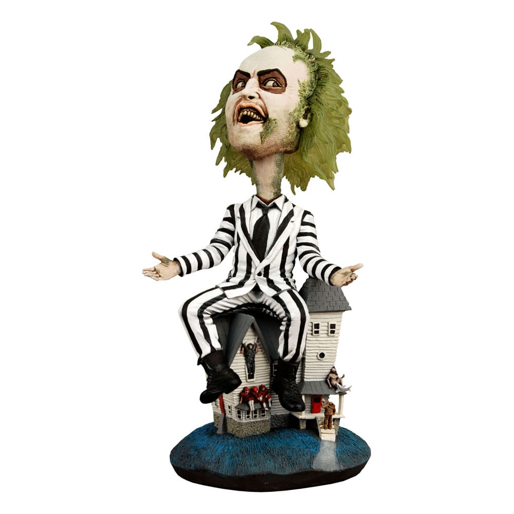 Beetlejuice Head Knocker Bobble-Head 20 cm