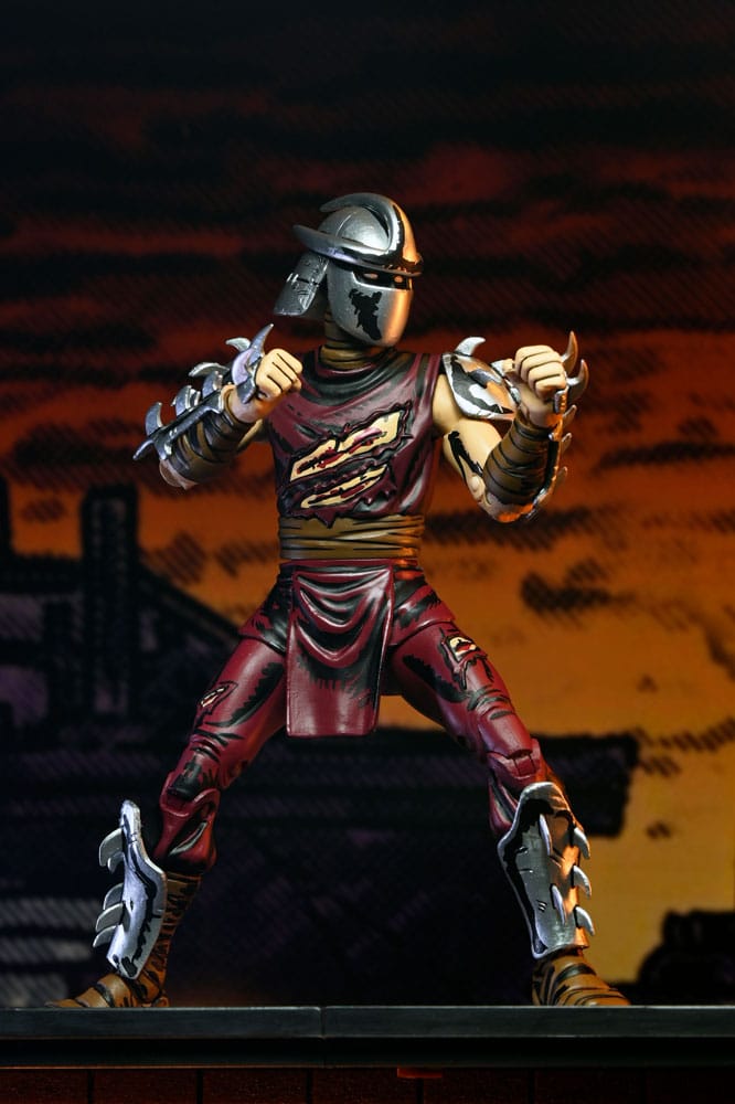 Teenage Mutant Ninja Turtles Action Figure Battle Damaged Shredder 18 cm