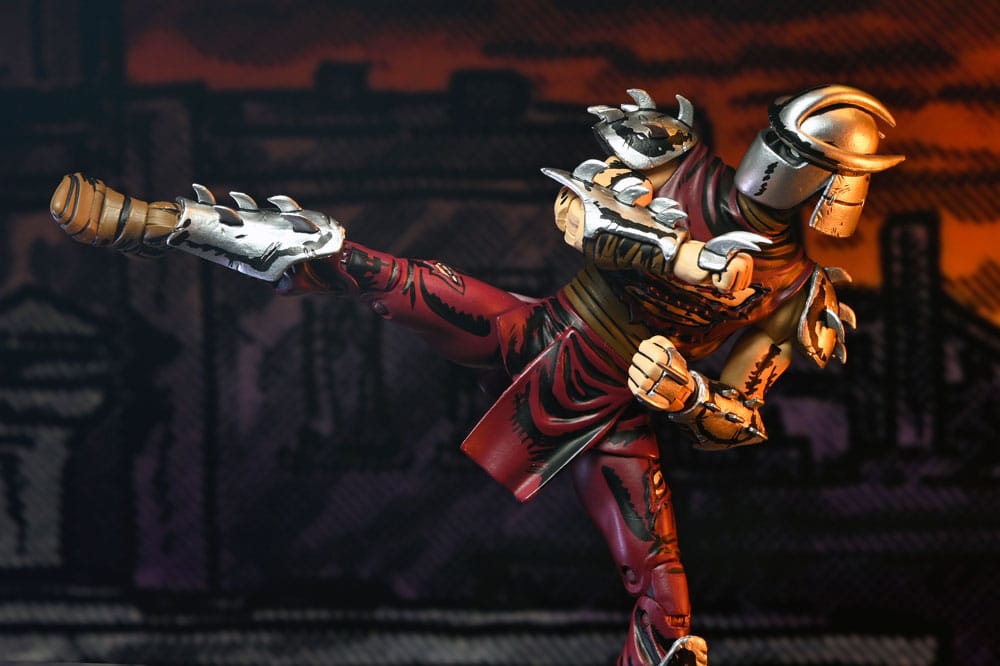 Teenage Mutant Ninja Turtles Action Figure Battle Damaged Shredder 18 cm