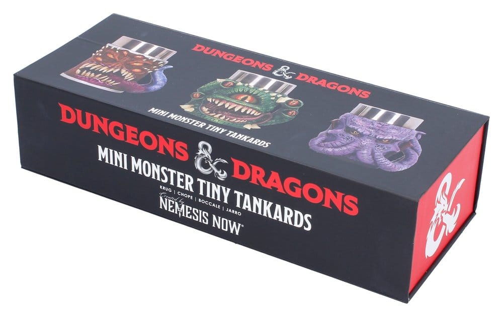 Dungeons & Dragons Set of 3 Mini Tankards Mini Monster 9 cm