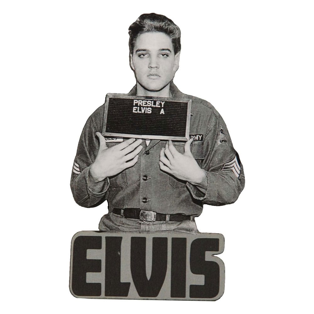 Elvis: Enlistment Photo Funky Chunky Magnet