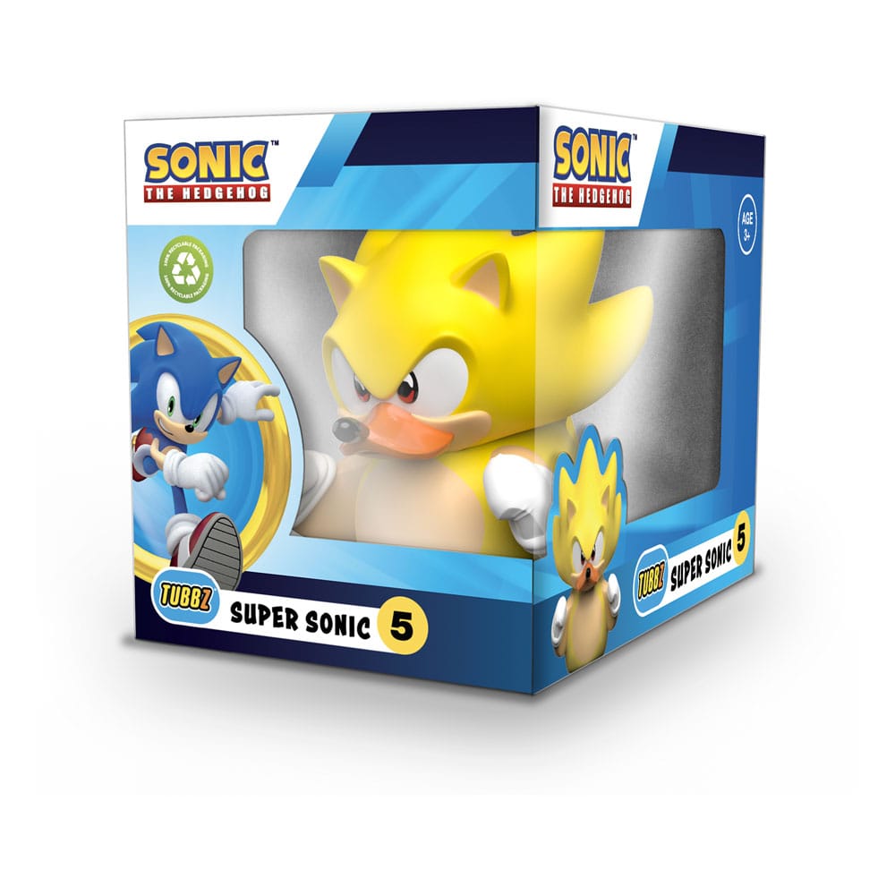 Sonic - The Hedgehog Tubbz PVC Figure Super Sonic Boxed Edition 10 cm