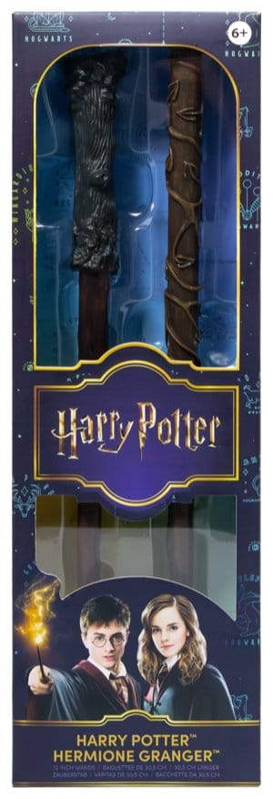 Harry Potter Roleplay Replica Wands 2-Pack Harry Potter & Hermione Granger 31 cm