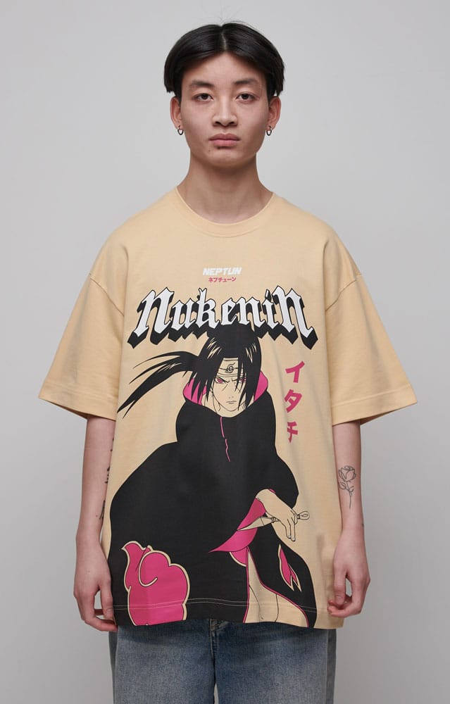 Naruto Shippuden T-Shirt Graphic Itachi Size L