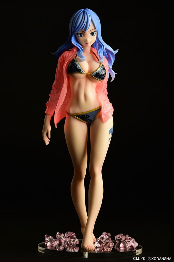 Fairy Tail Statue 1/6 Jubia Lokser Gravure_Stylesee-through wet shirt Black Bikini!! 25 cm