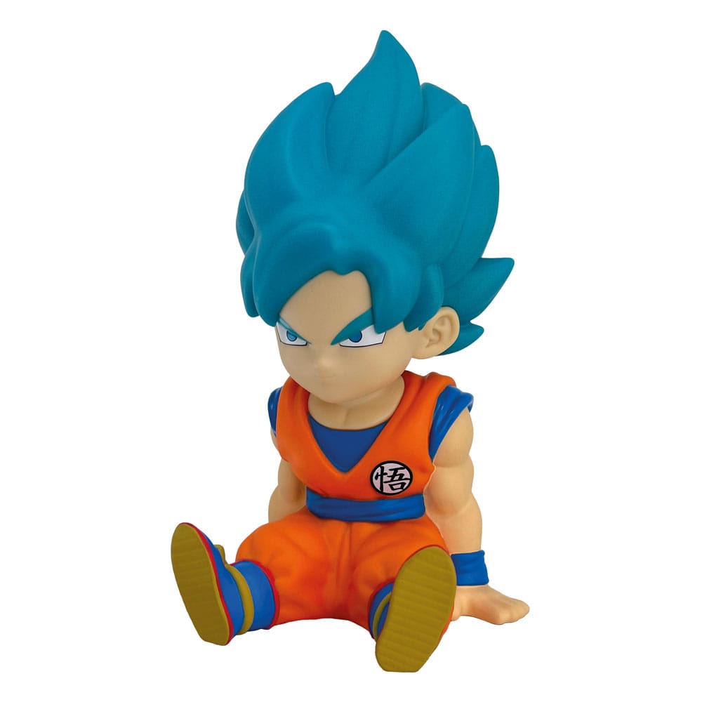 Dragon Ball Coin Bank Son Goku Super Saiyan Blue 19 cm  - Damaged packaging