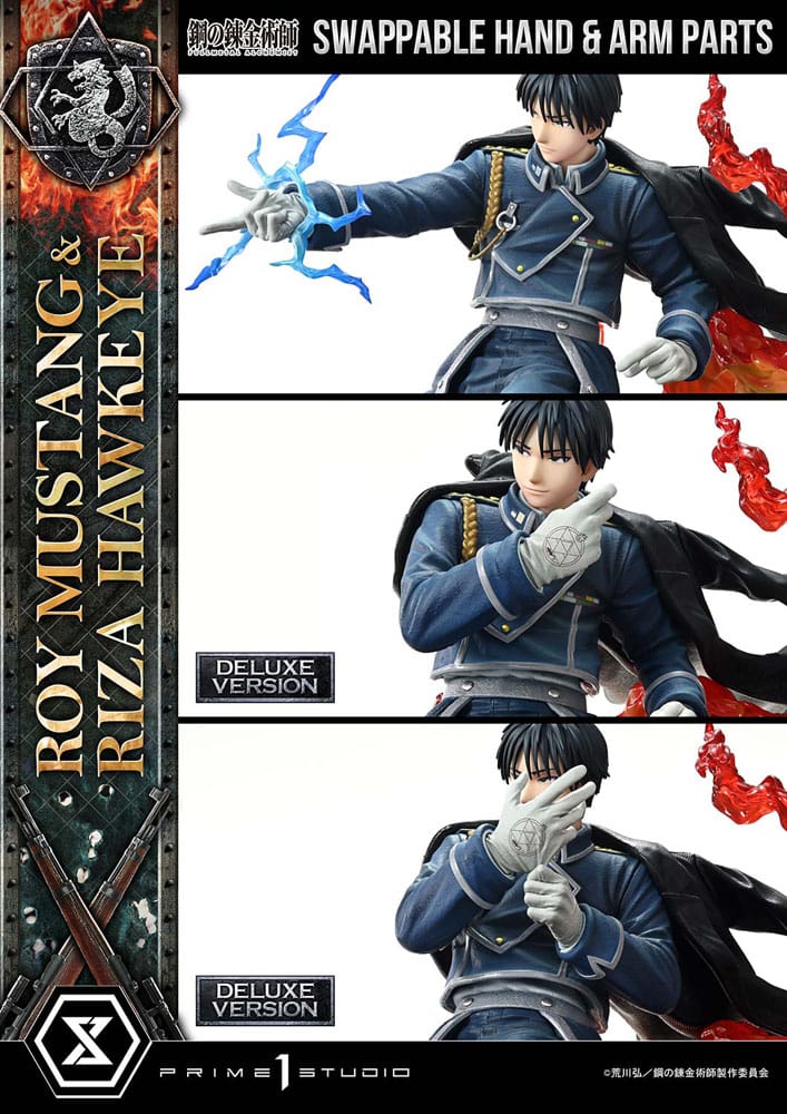 Fullmetal Alchemist Concept Masterline Statue 1/6 Roy Mustang & Riza Hawkeye Deluxe Bonus Version 50 cm