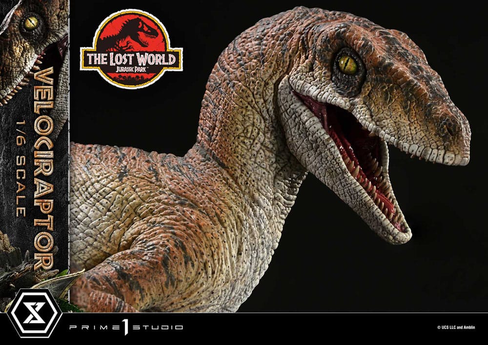 Jurassic Park II Legacy Museum Collection Statue 1/6 Velociraptor Bonus Version 41 cm