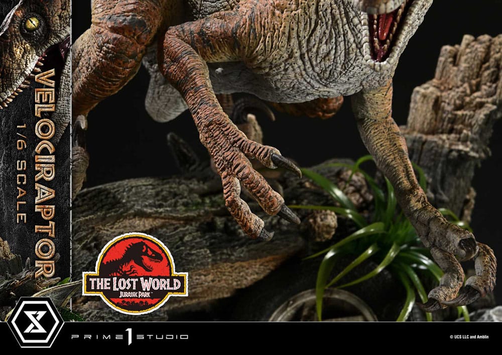 Jurassic Park II Legacy Museum Collection Statue 1/6 Velociraptor Bonus Version 41 cm