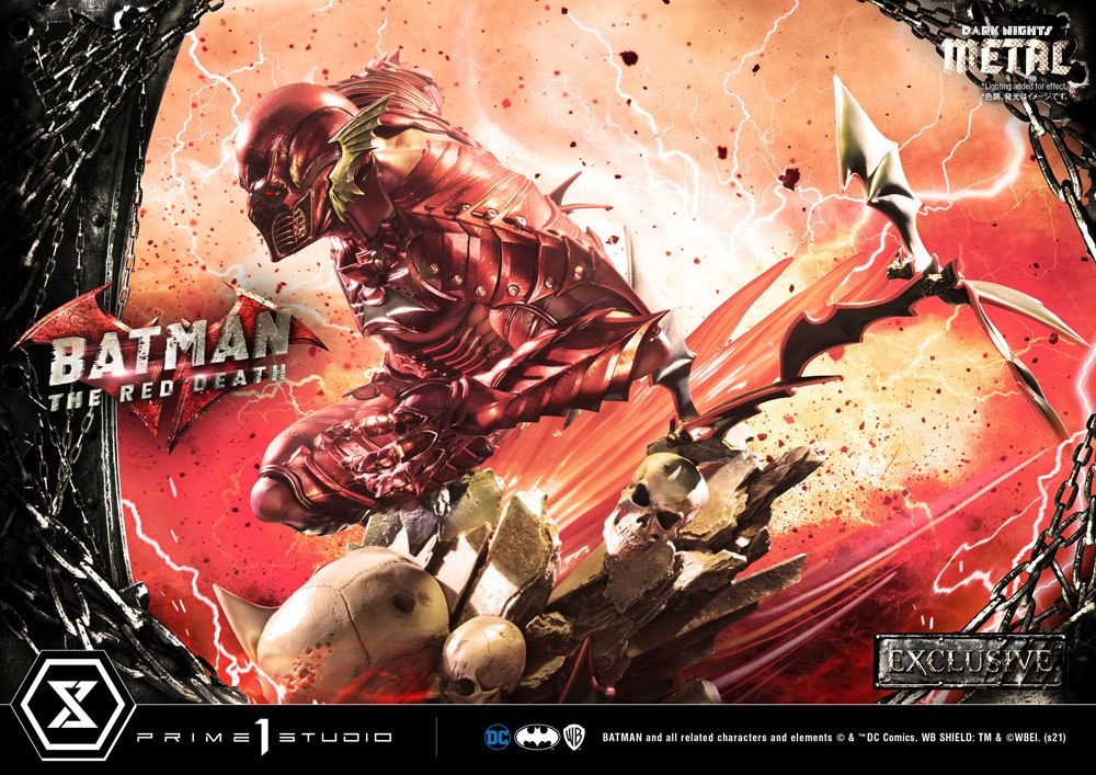 Dark Nights: Metal Statues 1/3 The Red Death &amp; The Red Death Exclusive 75 cm Assortment (3)