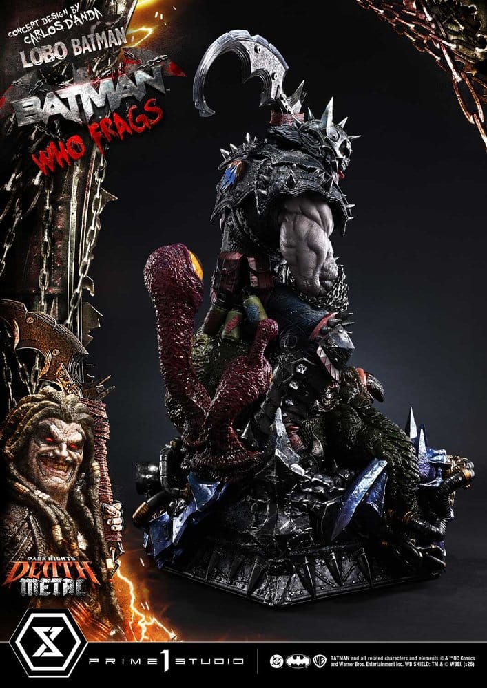 Dark Nights: Death Metal Museum Masterline Statue 1/3 Lobo Batman: Batman Who Frags 81 cm