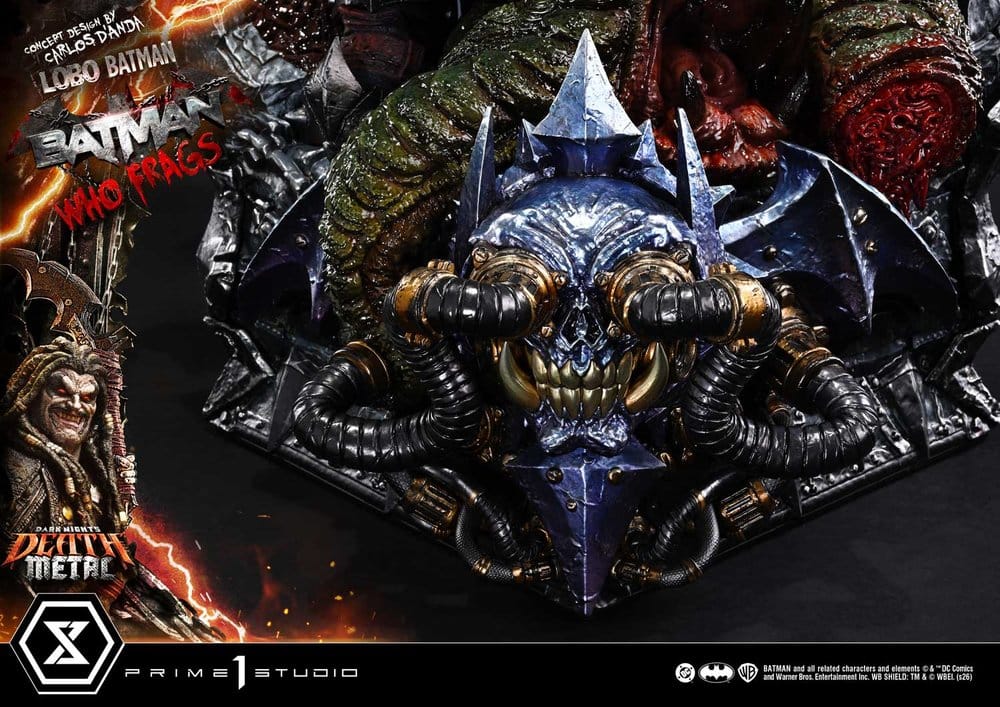 Dark Nights: Death Metal Museum Masterline Statue 1/3 Lobo Batman: Batman Who Frags 81 cm