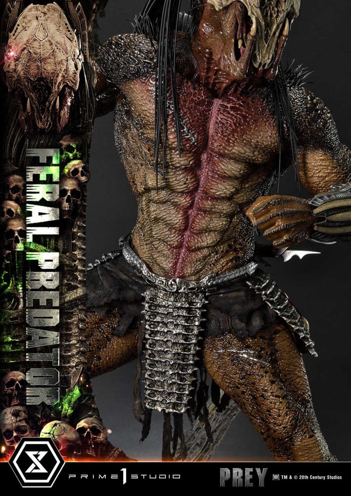 Prey (Movie) Museum Masterline Series Statue 1/3 Feral Predator 89 cm