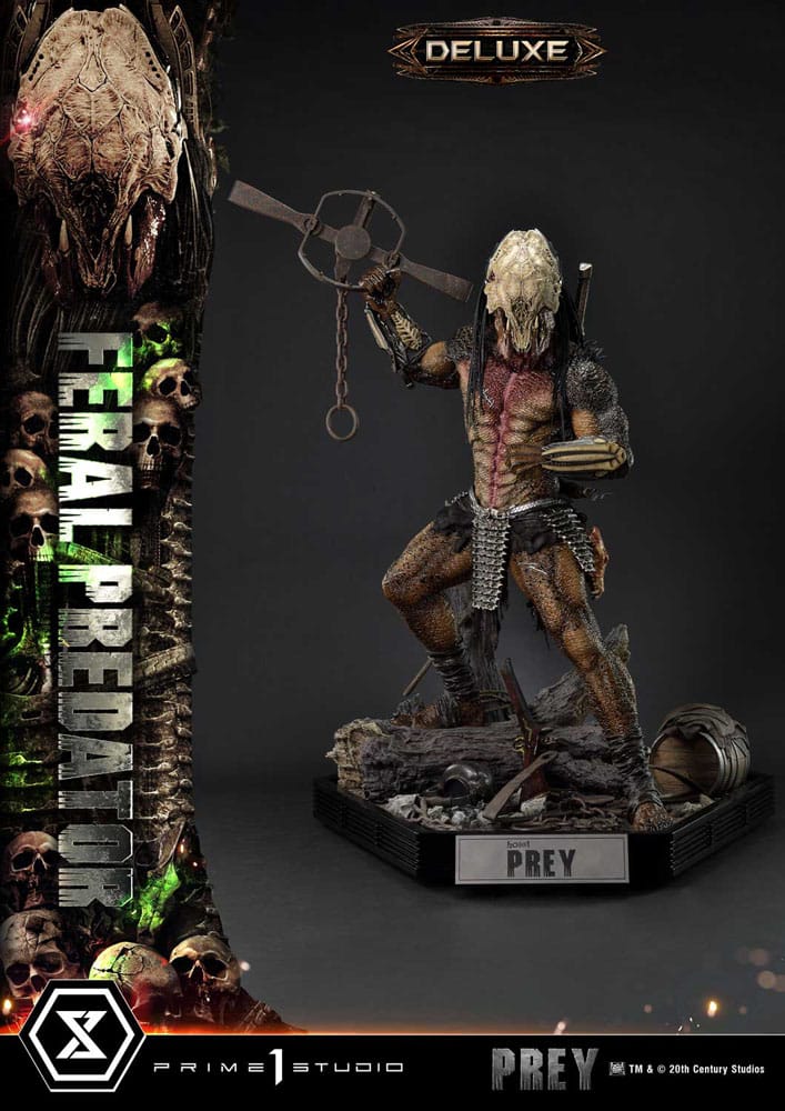 Prey (Movie) Museum Masterline Series Statue 1/3 Feral Predator Deluxe Version 89 cm