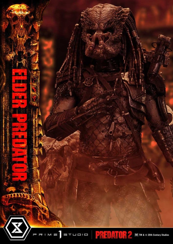 Predator 2 (Film) Museum Masterline Statue 1/3 Elder Predator DX Bonus Version 94 cm