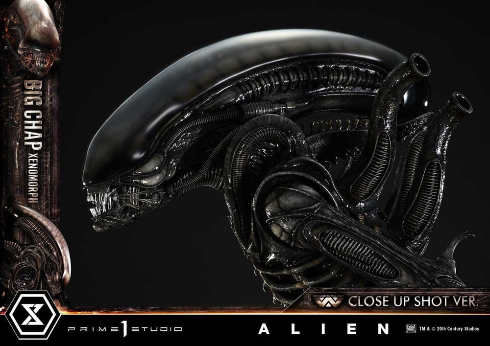 Alien (Film) Museum Masterline XL Statue 1/3 Big Chap Xenomorph Close Up Shot Ver. 100 cm