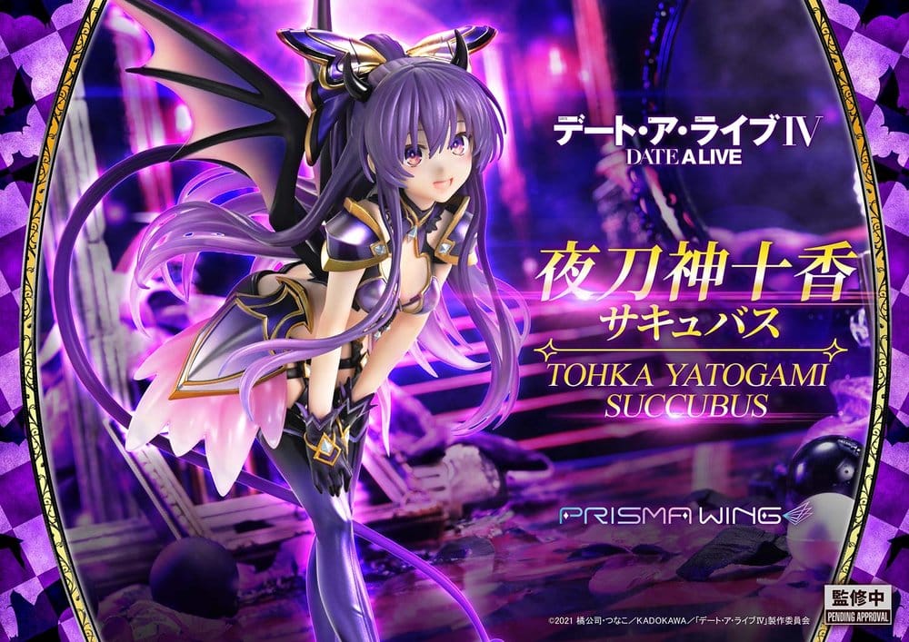 Date A Live Prisma Wing PVC Statue 1/7 Tohka Yatogami Succubus 25 cm
