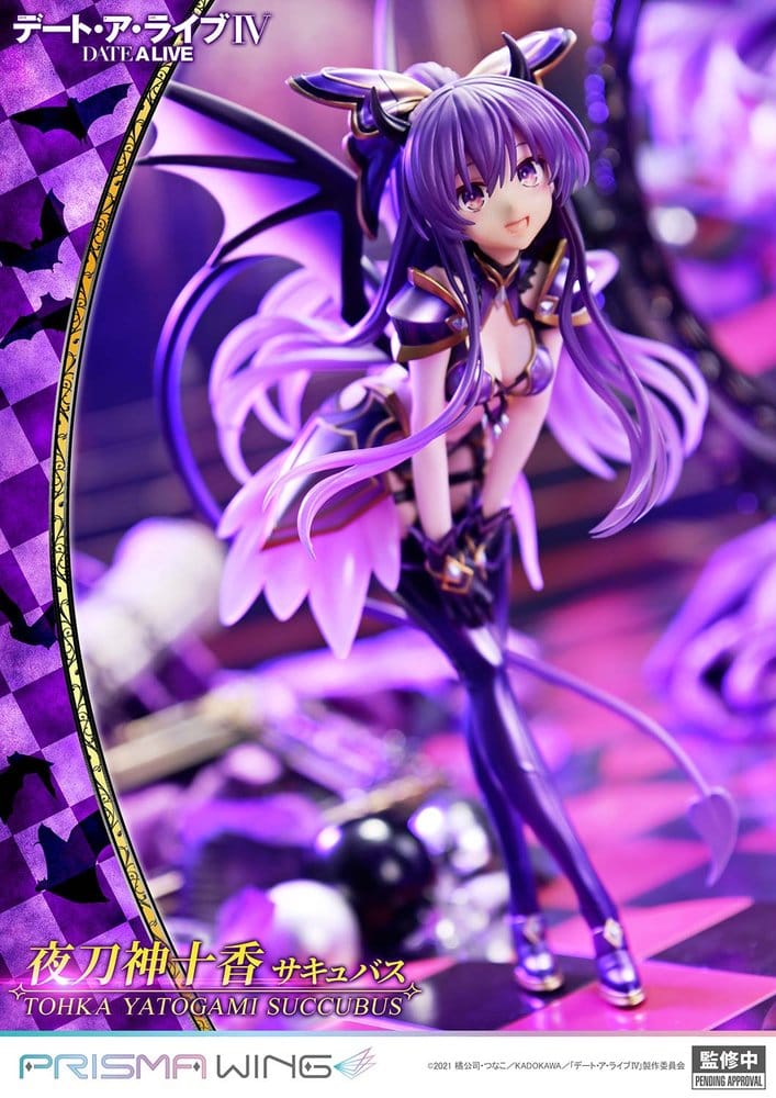 Date A Live Prisma Wing PVC Statue 1/7 Tohka Yatogami Succubus 25 cm