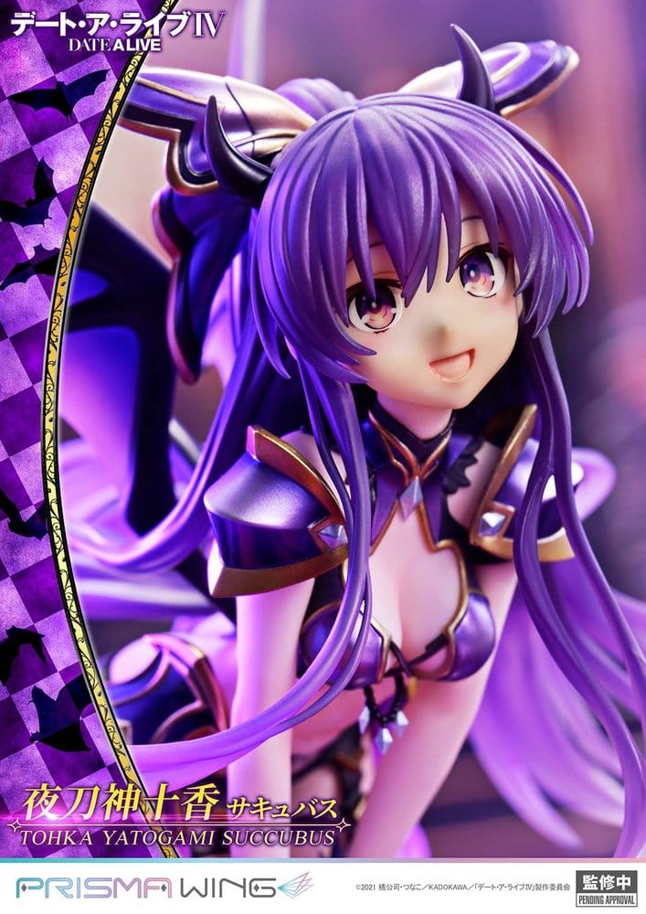 Date A Live Prisma Wing PVC Statue 1/7 Tohka Yatogami Succubus 25 cm