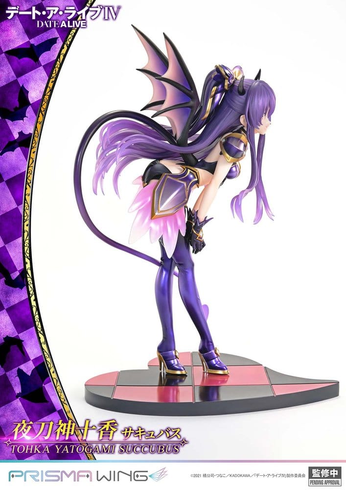 Date A Live Prisma Wing PVC Statue 1/7 Tohka Yatogami Succubus 25 cm